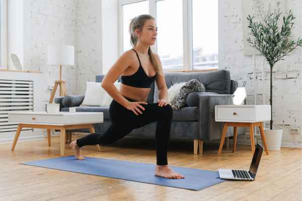 Woman exercising confidently after femiwand treatment Bexhill